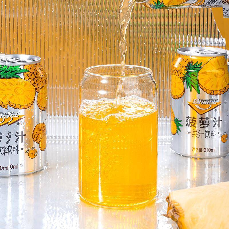 瑞丽江菠萝汁310mL*24整箱酸角汁柠檬汁云南酸甜气泡果味汁饮料