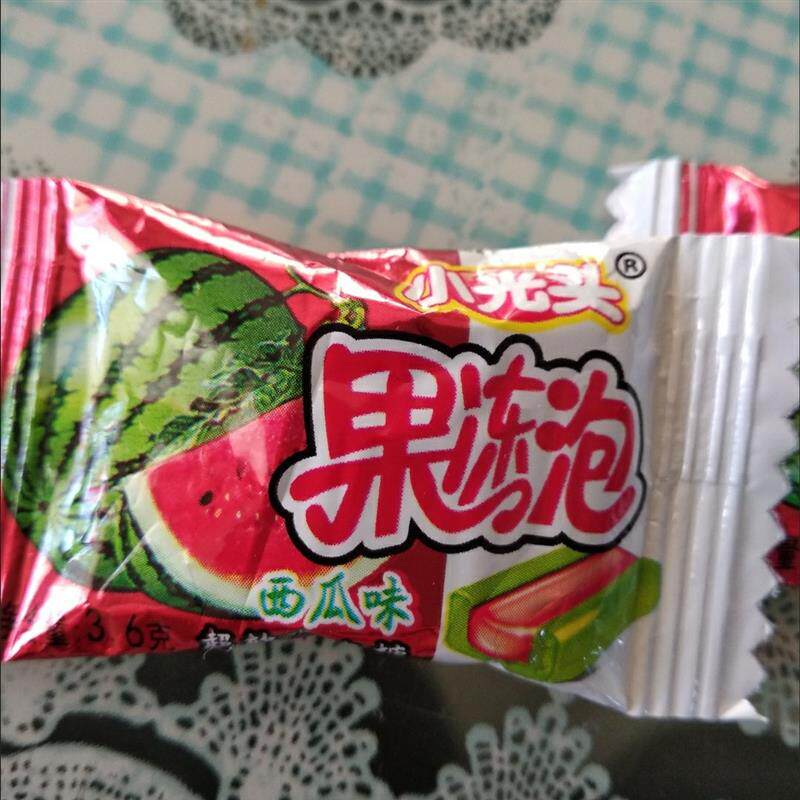小光头果冻西瓜果味泡泡糖
