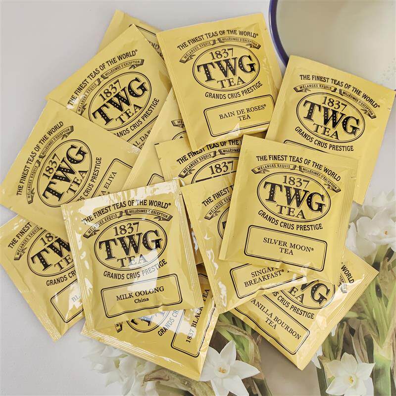 泓twg新加坡茉莉花茶1837茶奶红韵乌龙伯爵早餐玫瑰花茶红茶 适用