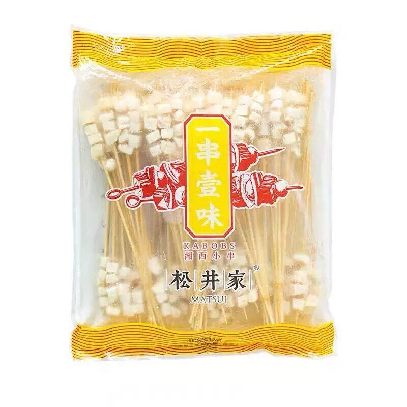 新品松井家奶香牛油串1000串烧烤串半成品烤牛胸油串商用湘西小串