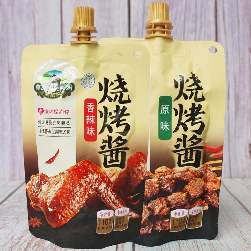 草原阿妈烧烤酱110克香辣