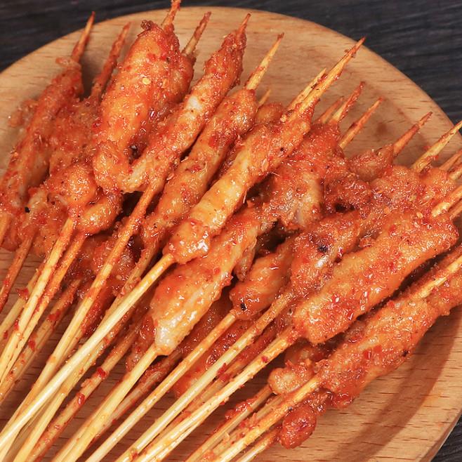 新品铁板鸡肉小串炸串烧烤食材串串小鲜肉串鸡胸肉手把串半成品商