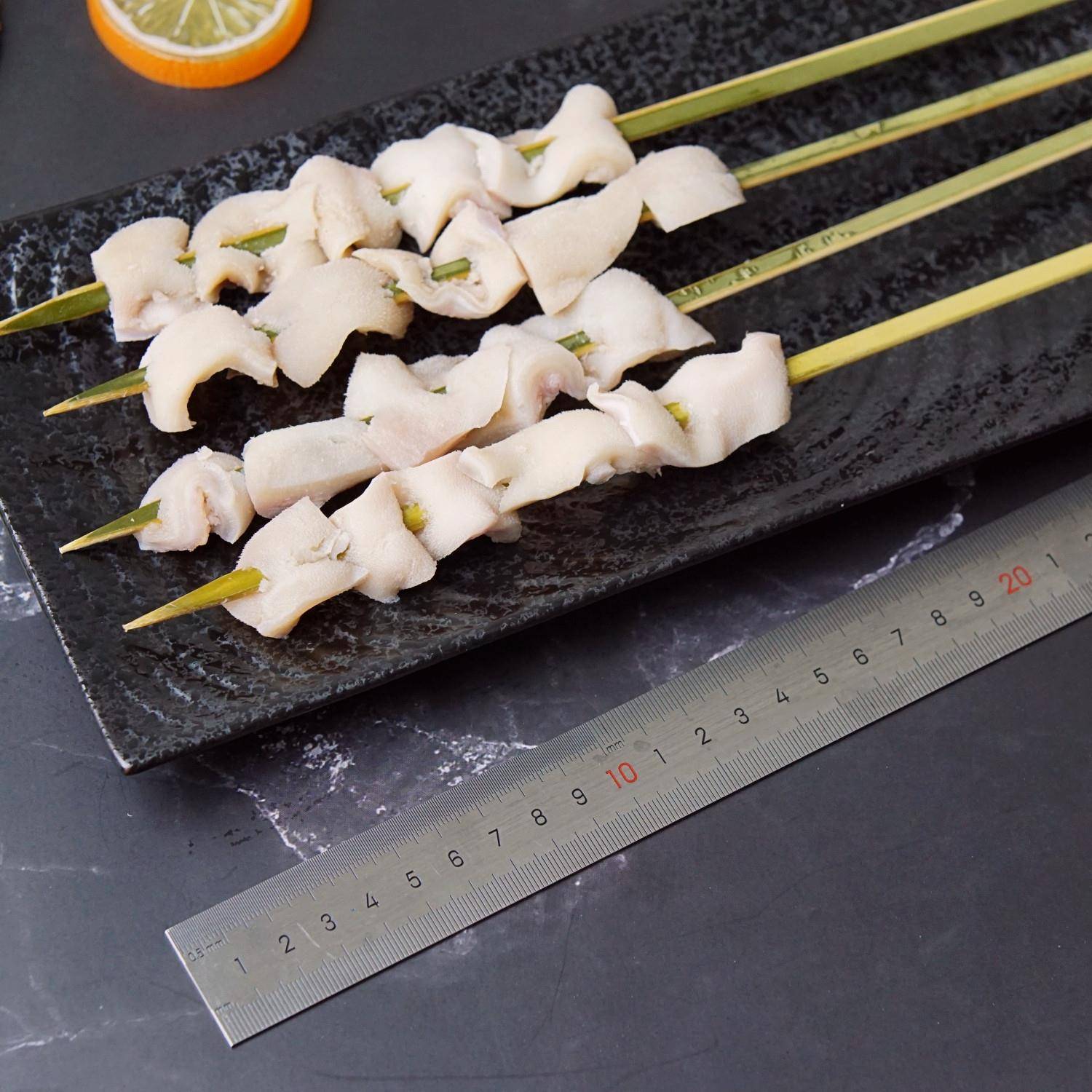 新品羊外腰皮串新鲜冷冻羊蛋皮串新品烧烤食材半成品羊皮筋串商用