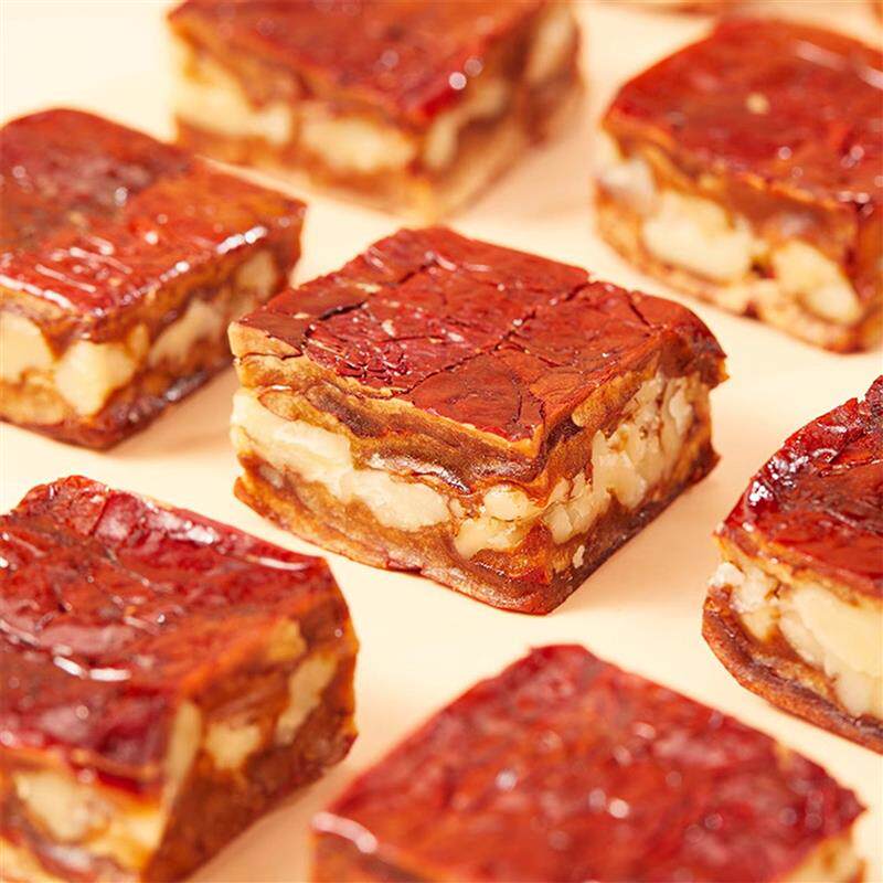 新货枣仁派红枣夹核桃仁无核枣夹心营养孕妇儿童小零食年货