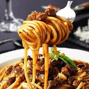 新货意大利面番茄肉酱意面黑椒牛柳速食意粉家用儿童意面通