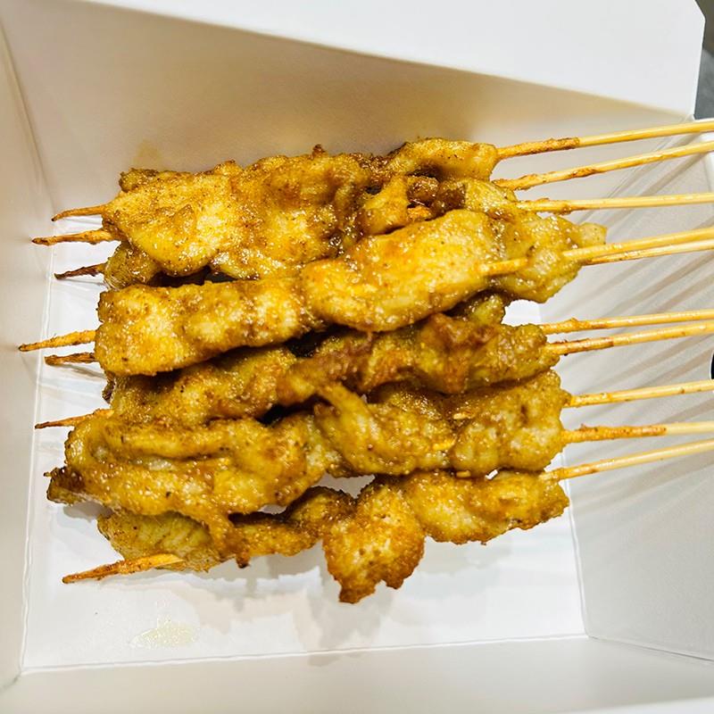 新品咖喱鸡肉小串商用迷你里脊肉小把串小鲜肉铁板烧烤油炸网红小