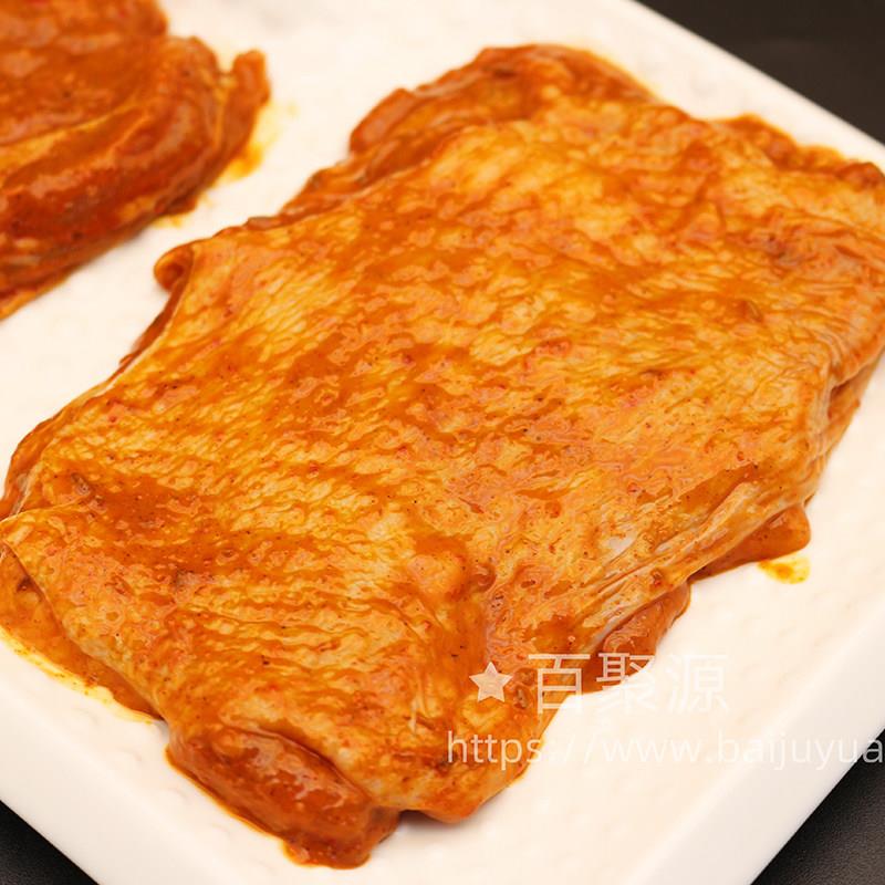 新品百聚源秘制腿排带皮鸡腿肉商用半成品油炸鸡排自助烤肉店专用