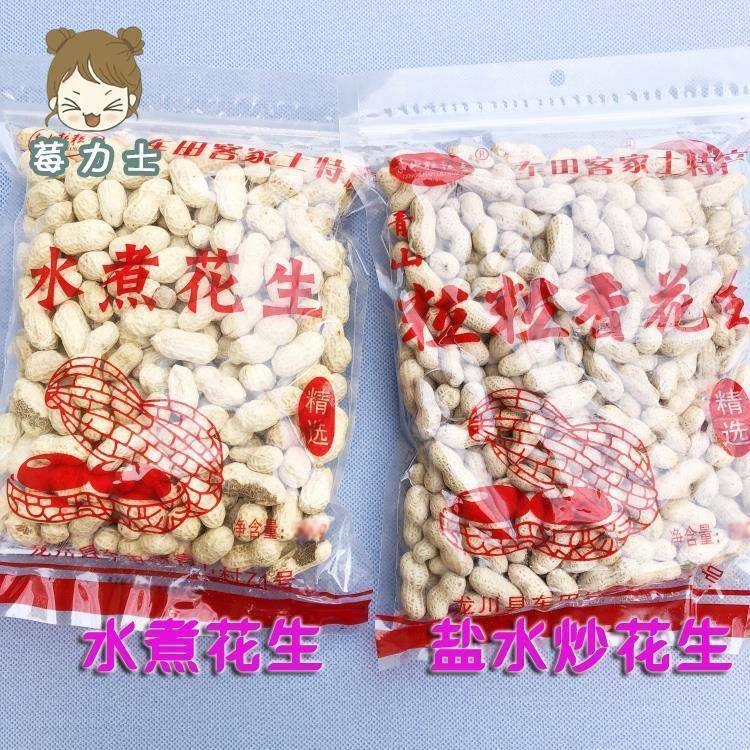 始兴花生500g包装350g何小龙程记牛海花生盐水柴火炒小粒特产韶关