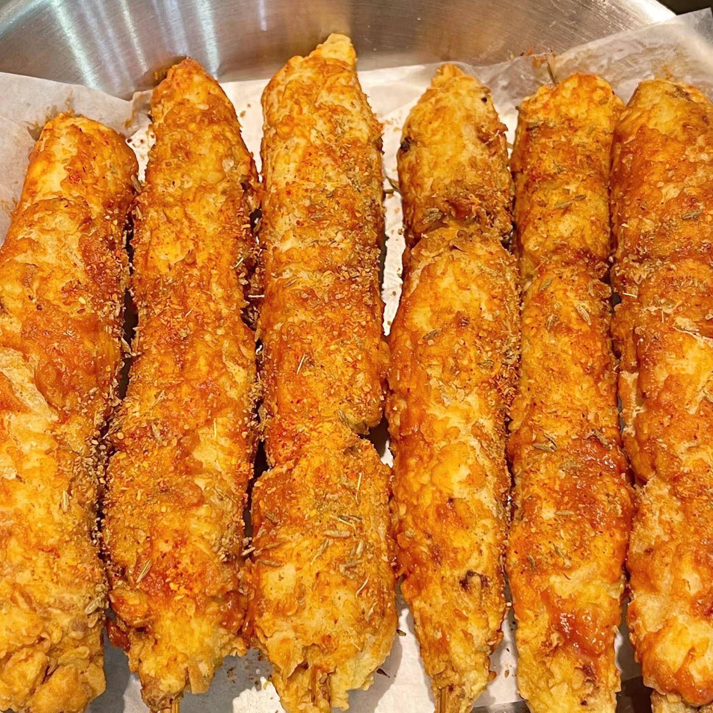 新品180g超大棒棒鸡肉串商用冷冻半成品油炸烧烤食材烤肉串里脊肉