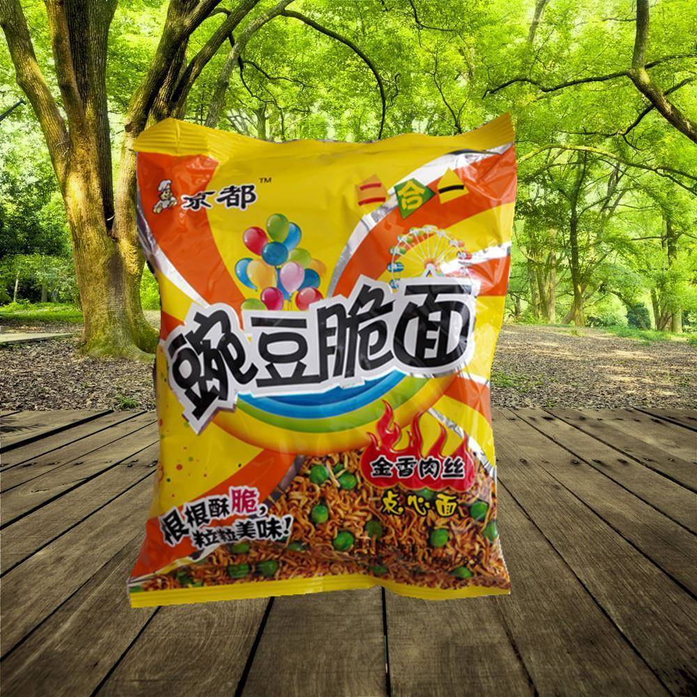 。。金象康原（京都）豌豆脆面 金香肉丝 干脆面 干吃面 方便面50