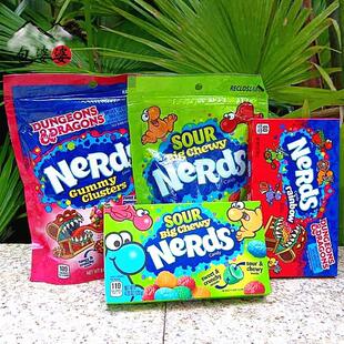 Nerds sour chewy sweetarts美国进口混合果味超酸耐嚼甜脆酸糖果
