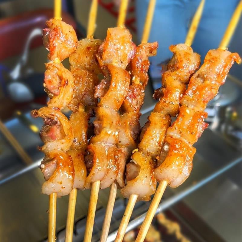新品望京小腰串猪腰串牛油烧烤串串食材商用烧烤材料冷冻半成品20