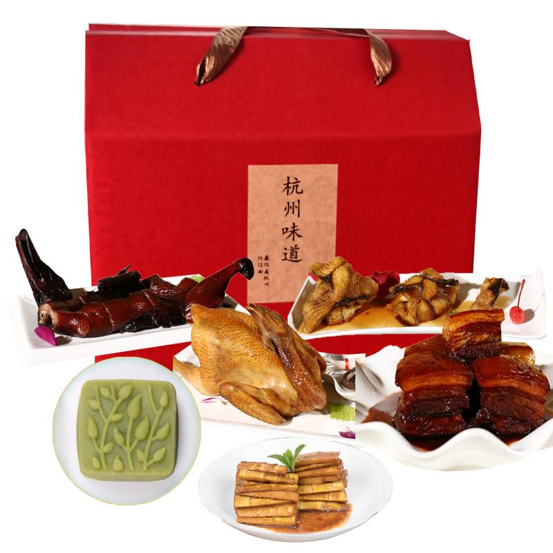 新品楼外楼礼盒6款6味杭州市酱鸭东坡肉叫花鸡特产年货大礼包零食