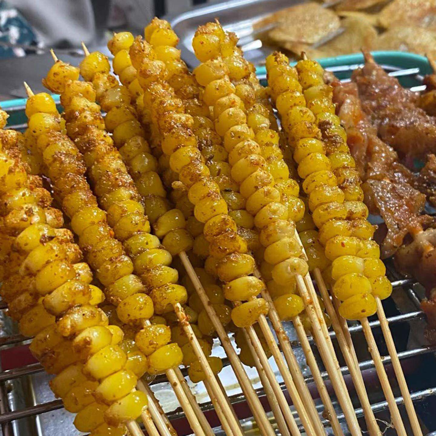 新品东邦玉米小串1000串商用烧烤铁板甜糯玉米串蔬菜玉米粒手把串