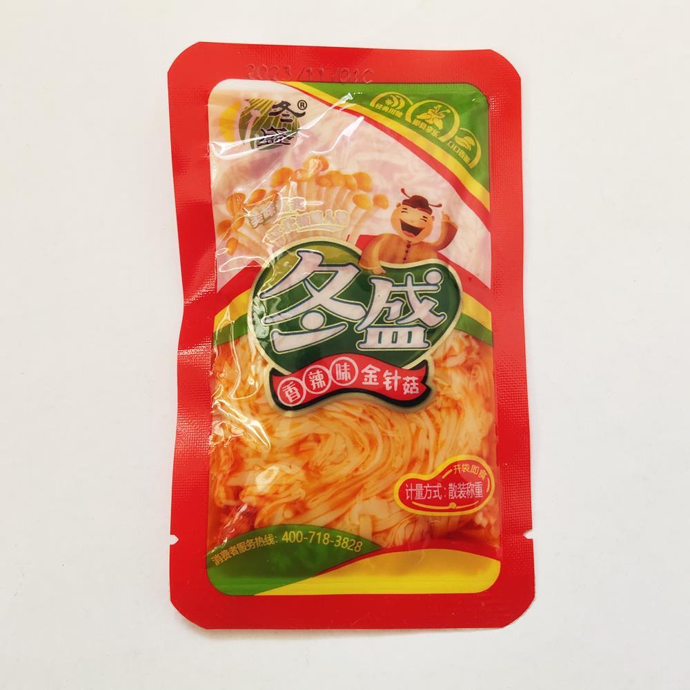 冬盛金针菇香辣味烧烤味散称500g独立小包下饭菜川味拌饭即食零食
