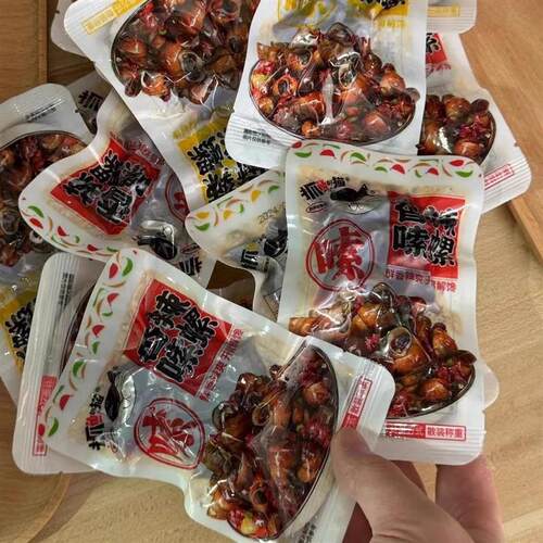 香辣嗦螺麻辣炒田螺即食爆