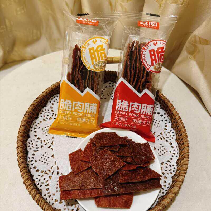 众阳脆肉脯原味孜然味散称