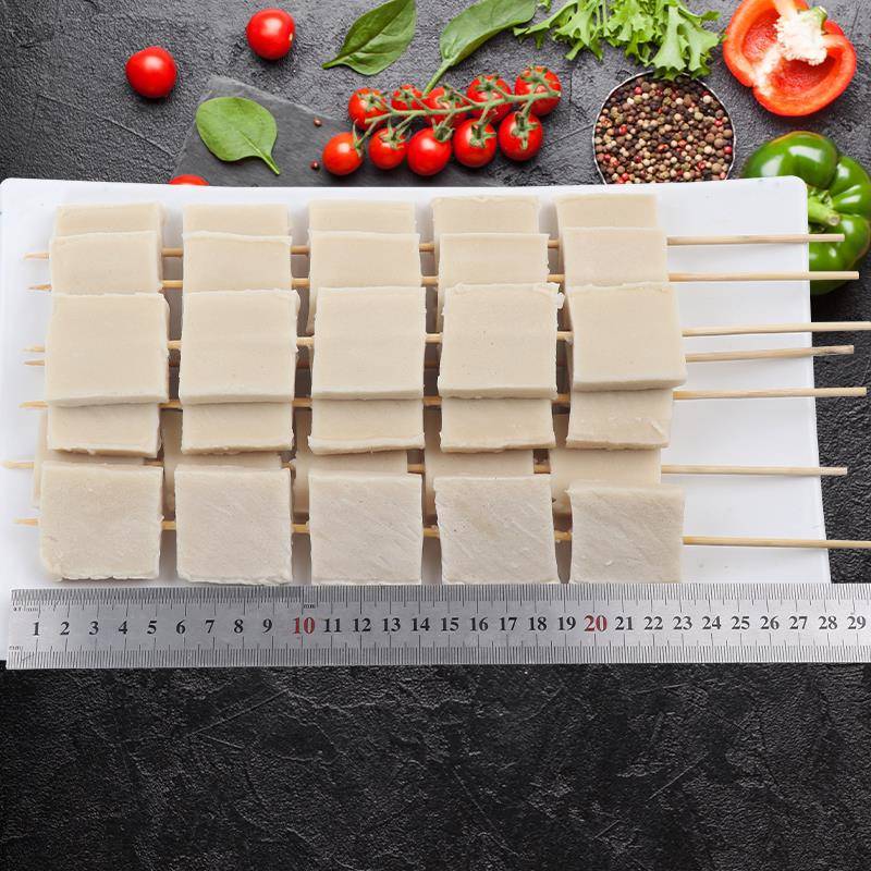 新品千汁豆腐小串400串/箱半成品千叶豆腐烧烤关东煮铁板烧麻辣烫