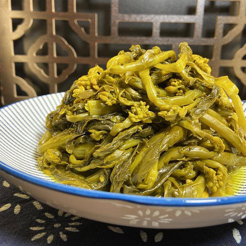 安徽芜湖马鞍山特产腊菜苔非即食油菜苔雪里蕻下饭菜1斤