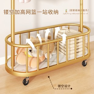 家用挂衣架落地卧室可移动衣帽M架阳台多功能简易晾衣 2023年新款
