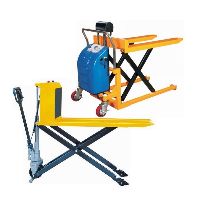 电动高起升搬运车高行程液压搬运车半电动高升程剪叉式搬运车