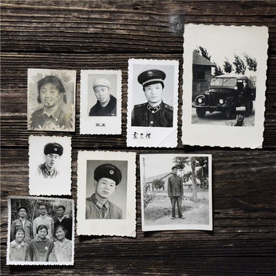 民俗老物件怀旧收藏老照片知青下乡黑白相片装饰旧货Y收藏品摆件