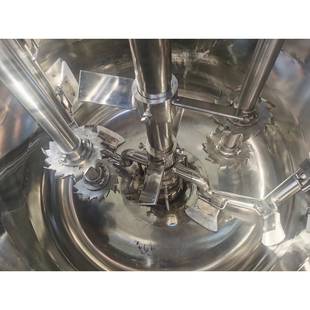 厂家供应电机热蒸汽加热不锈钢分散乳化搅拌罐搅拌釜混合机一件起