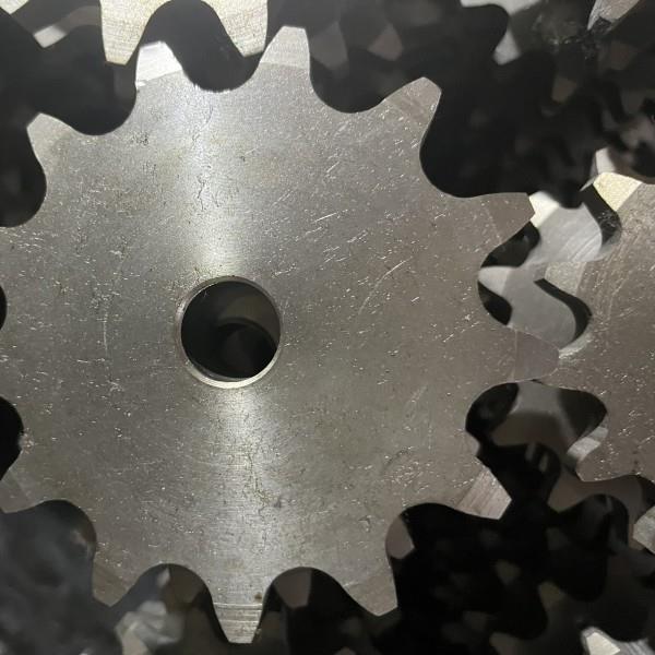 不锈钢链轮齿轮加工双排04不锈钢4分链轮链条碳钢机械传动链轮