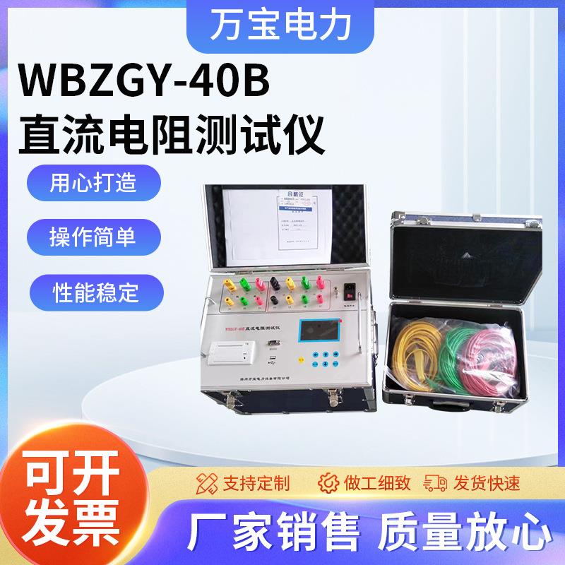 WBZGY-40B直流电阻测试仪变多功能大电流仪表