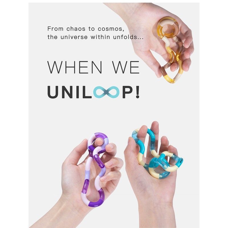 扭扭乐手指玩具Uniloop缠