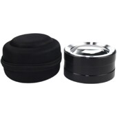 带灯桌面镇纸放大镜金属光学高清阅读古玩鉴定扩大镜玻璃球面镜子