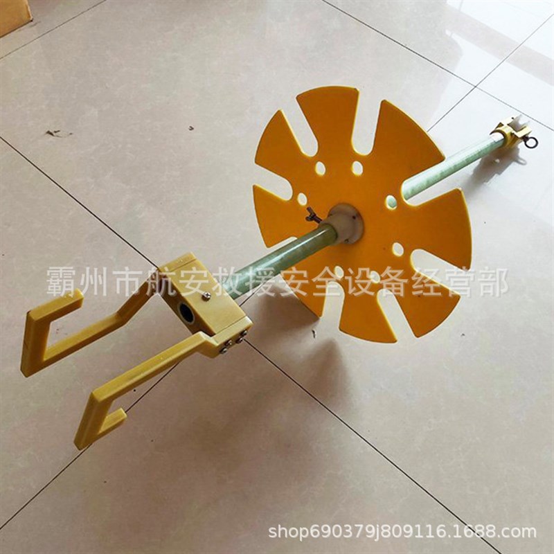 带电作业横担挂架电杆绝缘工具存放架转盘式玻璃钢吊架