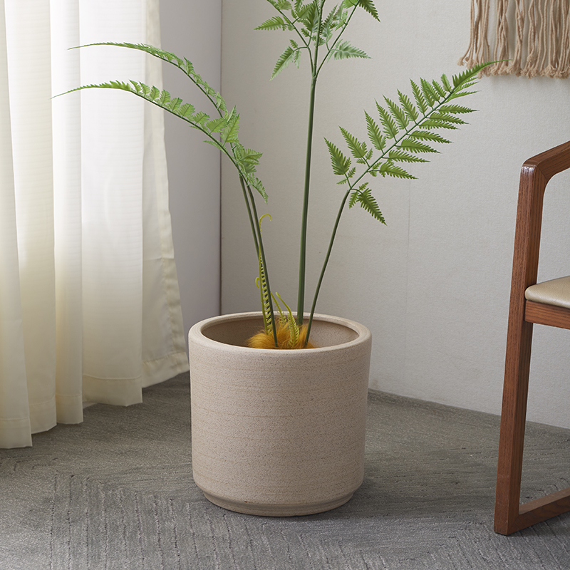 特大号陶瓷花盆粗陶透气大口径30cm以上阳台家用客厅兰花新款极简