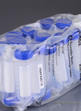 Nunc 50m15锥底螺口塑料离心管袋装无菌架装25个/339652