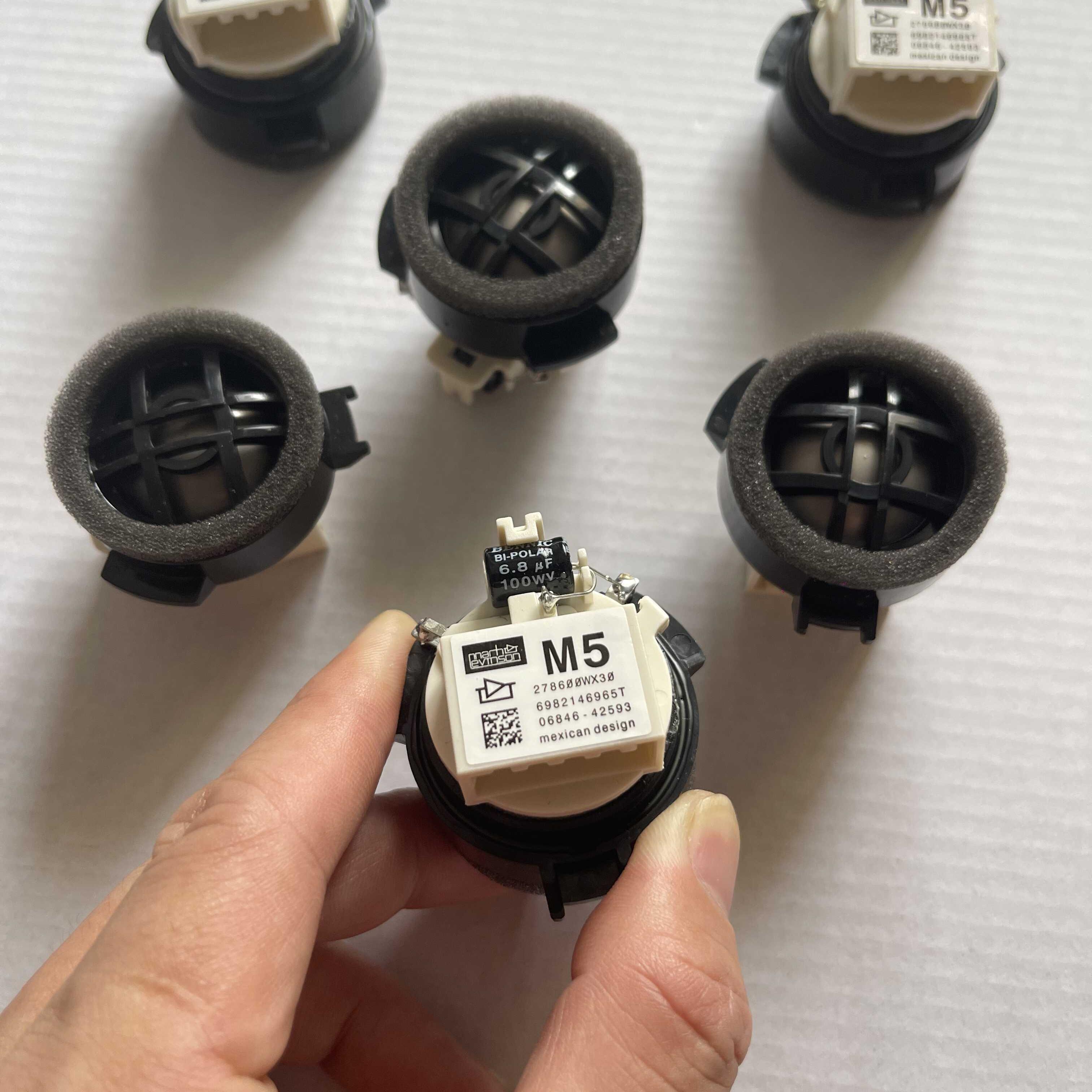 马克烈莱文森M5高音头钛膜高音原装正品1.5寸进口车载高音喇叭仔
