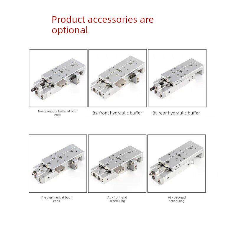 HLS HLSL HLQ/HLQL滑台气缸HLQ6/8/12/16/20/25/X10X20SX30SX40S