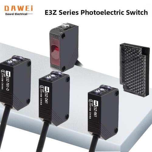 漫反射通束光电开关红外传感器E3Z-D61 D62 D81 D82 R61 T61 Ls61