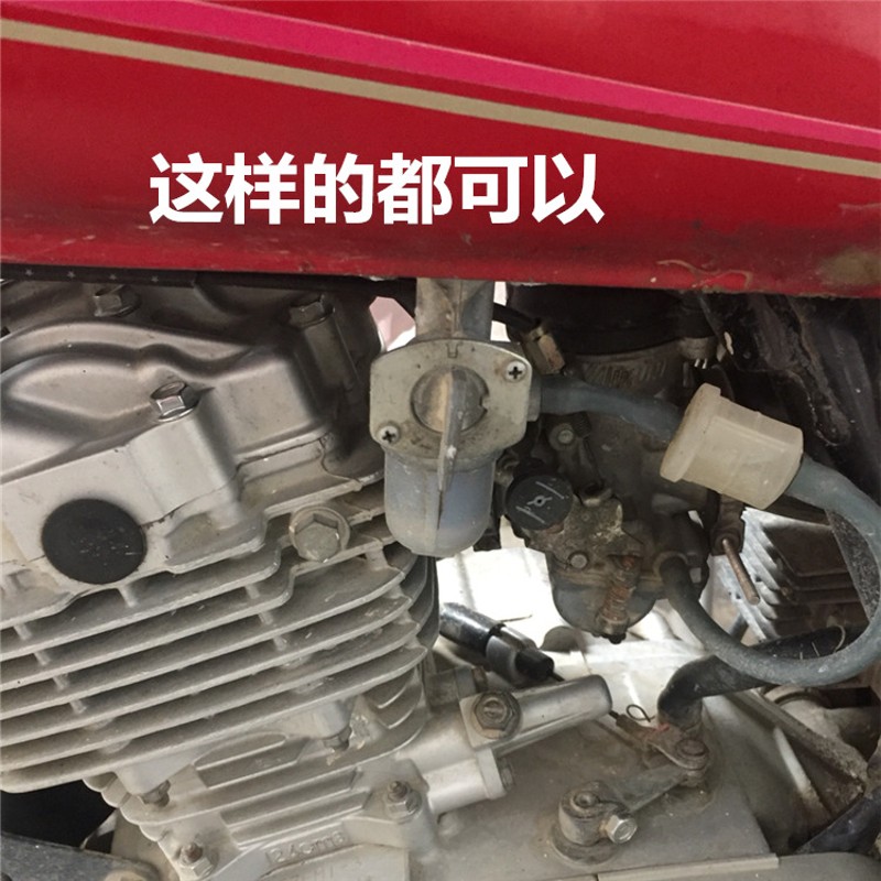 适用摩托车GS铃木王GN钻豹HJ锐爽EN125 150油箱开关过滤芯滤清器