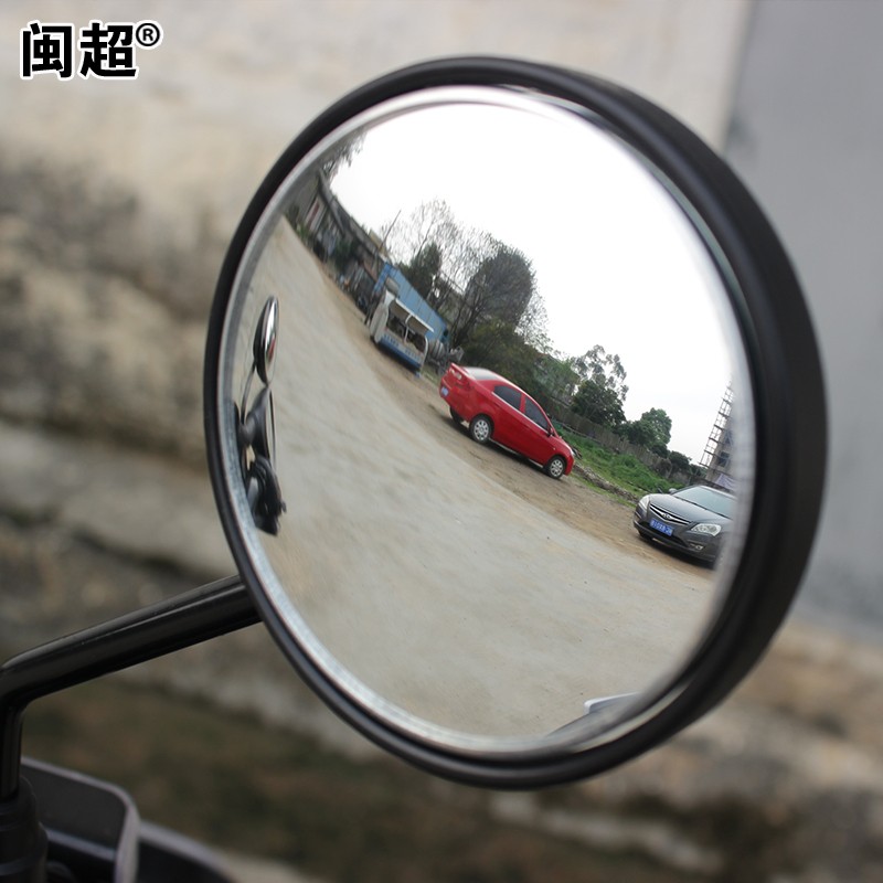 凸面后视镜摩托车广角反光镜电动车倒车镜小牛N1S大巴车辅助改装