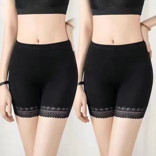 薄款 女打底裤 防走光安全裤 纯棉无痕大童内裤 蕾丝女 收腹平角裤 夏季