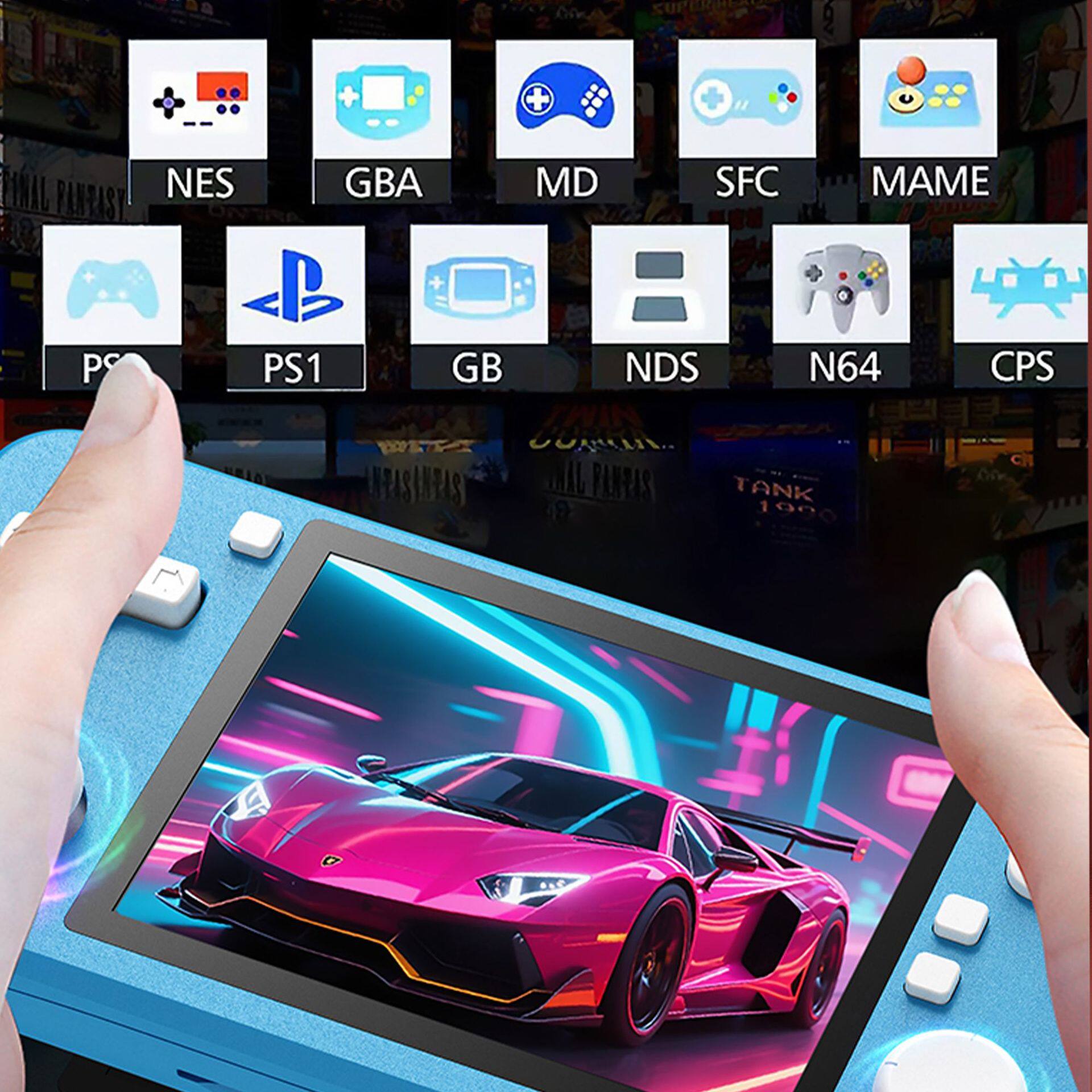 2025新款掌机经典psp复古怀旧游戏机3.5寸高清彩屏游戏街机