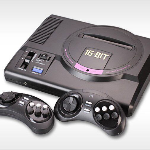 怀旧家用MD一代16位HD高清输出插卡游戏机无线手柄