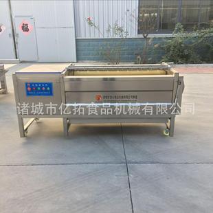 机械热卖 莲藕毛辊清洗机毛辊喷淋地瓜去皮清洗机现货促销