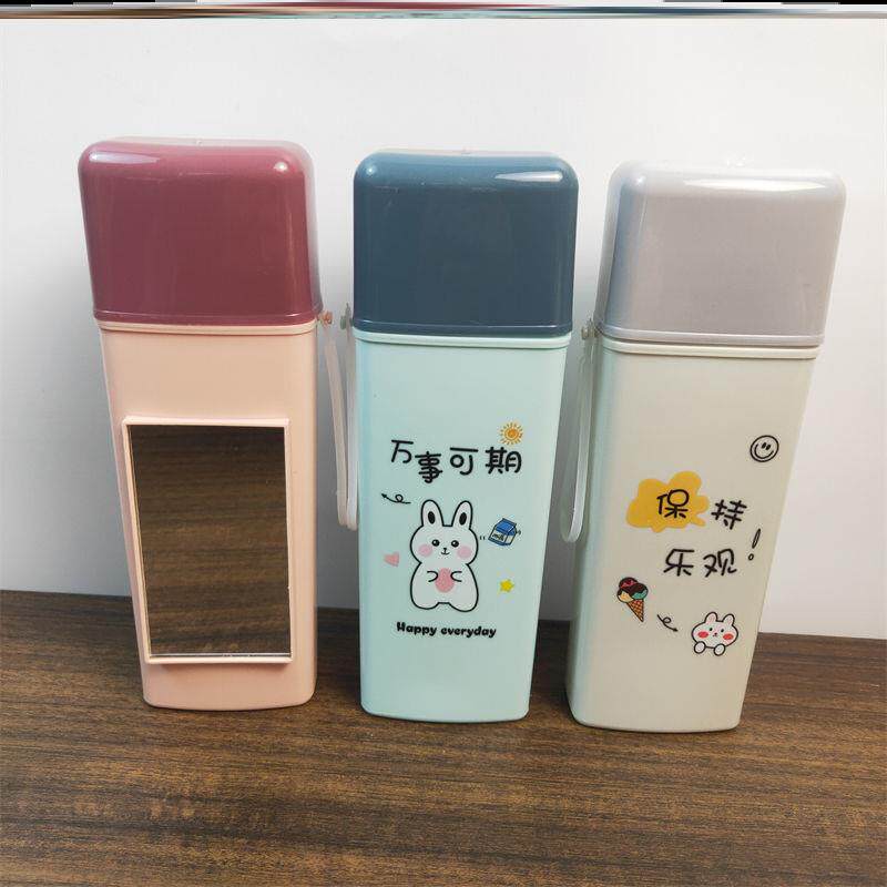 旅行装带盖刷牙杯塑料新款牙具盒洗漱杯