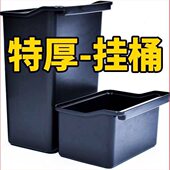 加厚餐具收集桶餐车废渣桶潲水桶长短挂桶餐厅手推车垃圾桶收餐车