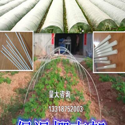 6mm小棚拱杆农膜支架玻璃纤维帐篷杆育苗棚骨架圆棒小拱棚拱杆
