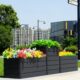 户外不锈钢花箱组合广场绿化售楼部商业街花坛室外隔断花槽铁艺