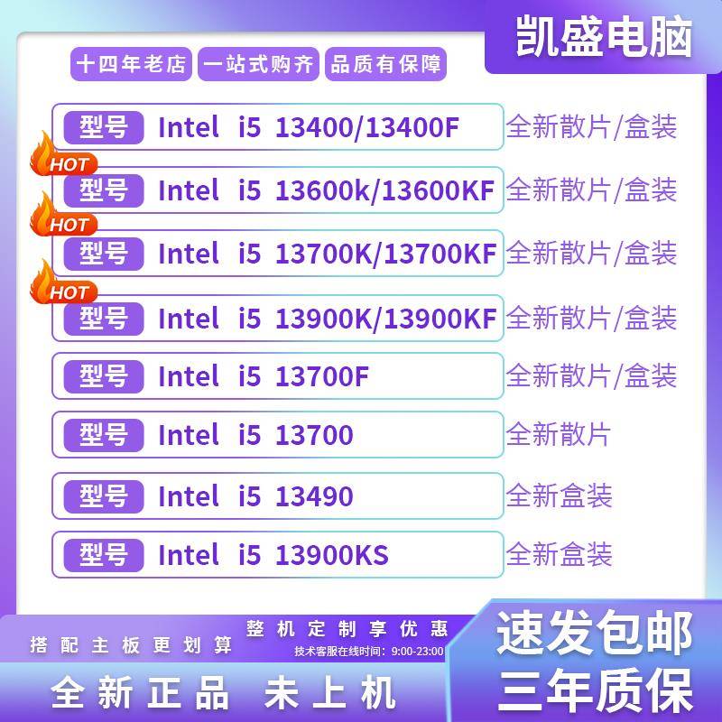 U5 245KF/K/I5 14600KF/K/U7 265KF/K/14700KF /i9 14900KF/K CPU