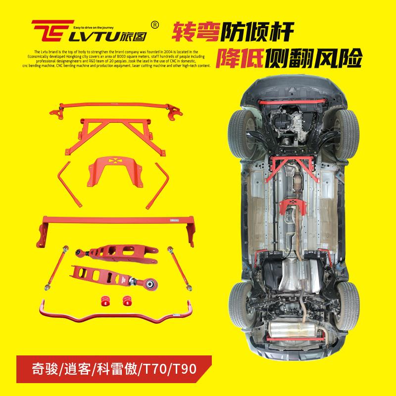 防倾杆顶吧适配奇骏平衡杆逍客科雷傲李子串倾角胶套下摆臂改装件