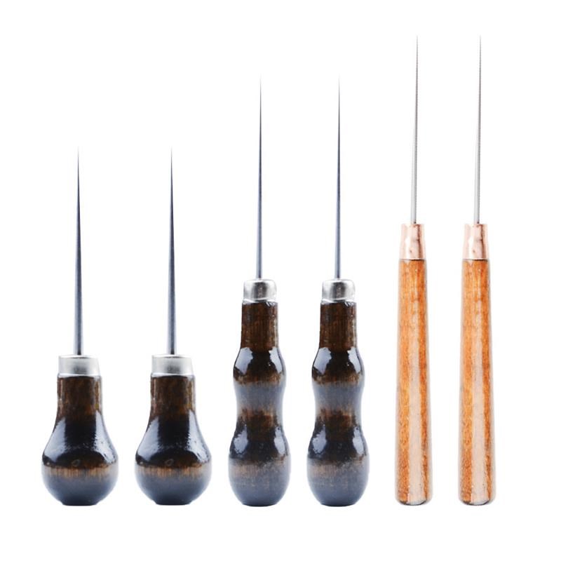 针锥子老式针锥子补鞋木柄锥子翻袋角扎眼锥子上穿鞋线木头锥子锥